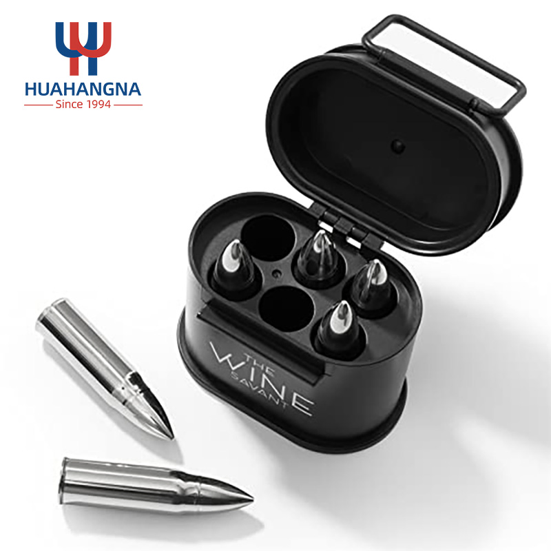 Custom Logo Whisky Chilling Stones 304 Stainless Steel Ice Cubes Whiskey Rock Stone Set