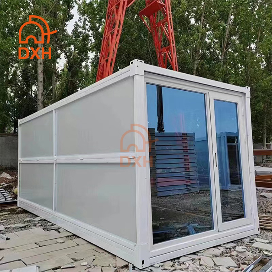 Customized Factory Prefab Home Prefab Foldable Office Dormitory Shcool Classroom Easily Installing Folding 20FT China Factory Prefab Foldable Container Houses