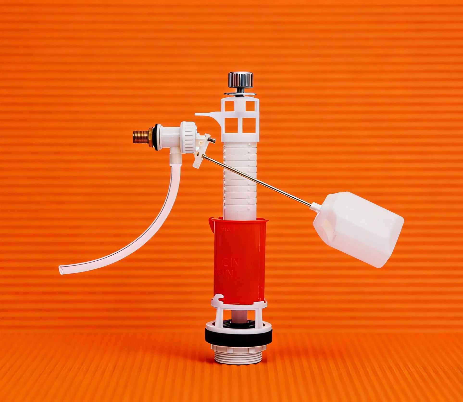 High Quality Plastic Cistern Flush Mechanism - White Minimalist Bathroom Sanitary Fittings