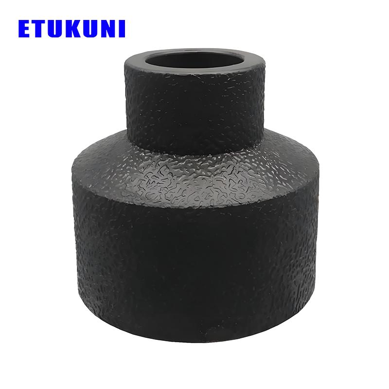 Factory of PE Pipe Receiving Plug Plastic Hot Melt Pipe Fitting Elbow / Tee / Straight Use Drink Water Supply Pipe