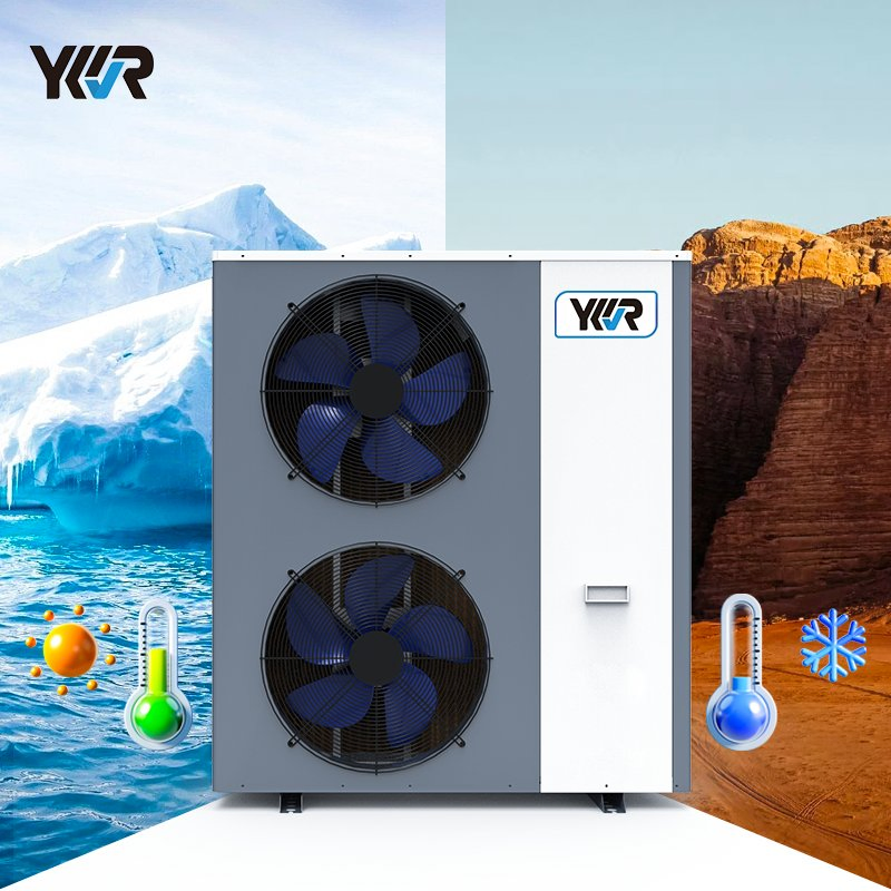 Ykr China Wholesale Poland Pompa Ciepla Air Source Heatpump Factory R32 DC Inverter Air to Water Heat Pump