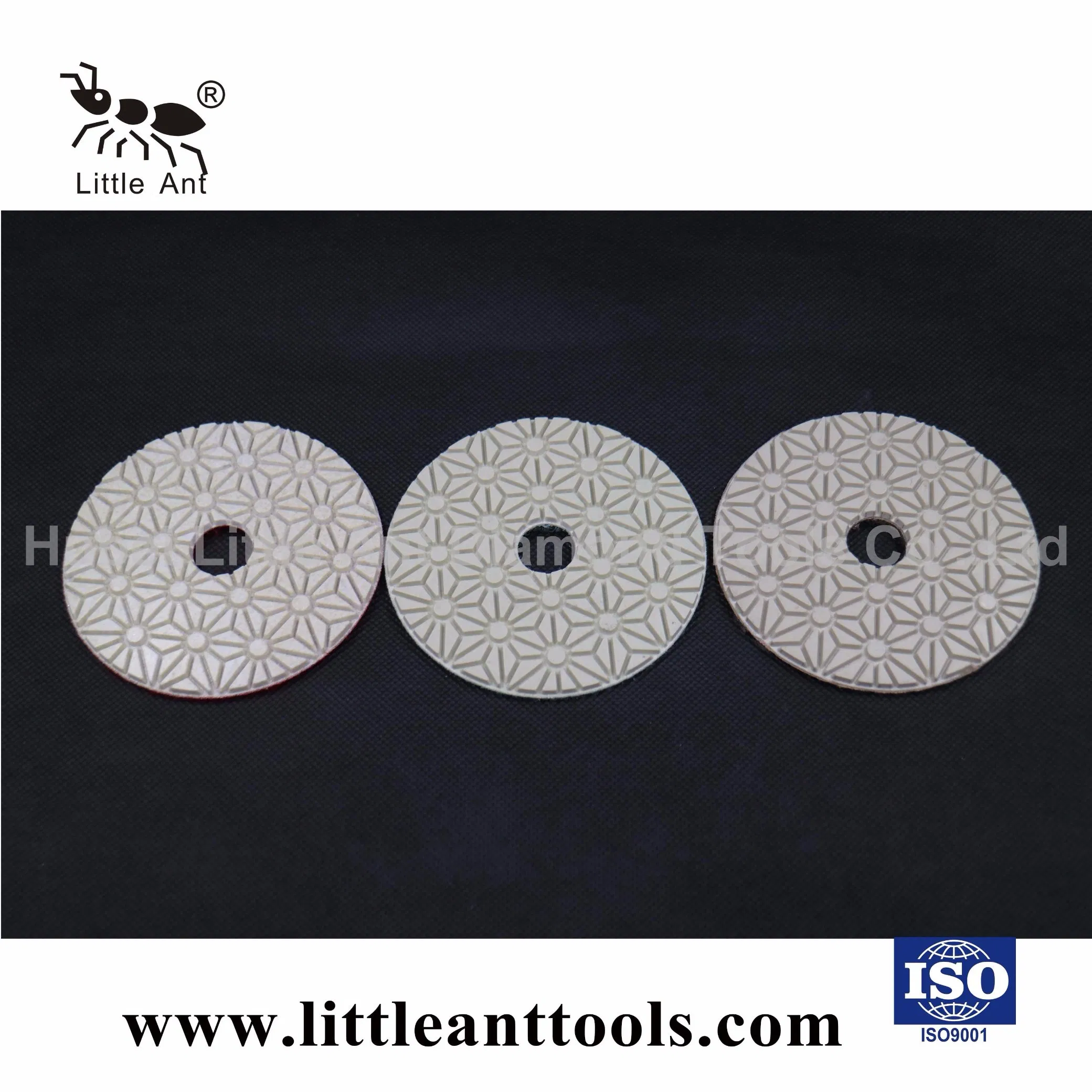 4 Inch 3 Steps Diamond Polishing Pads Tools for Stone