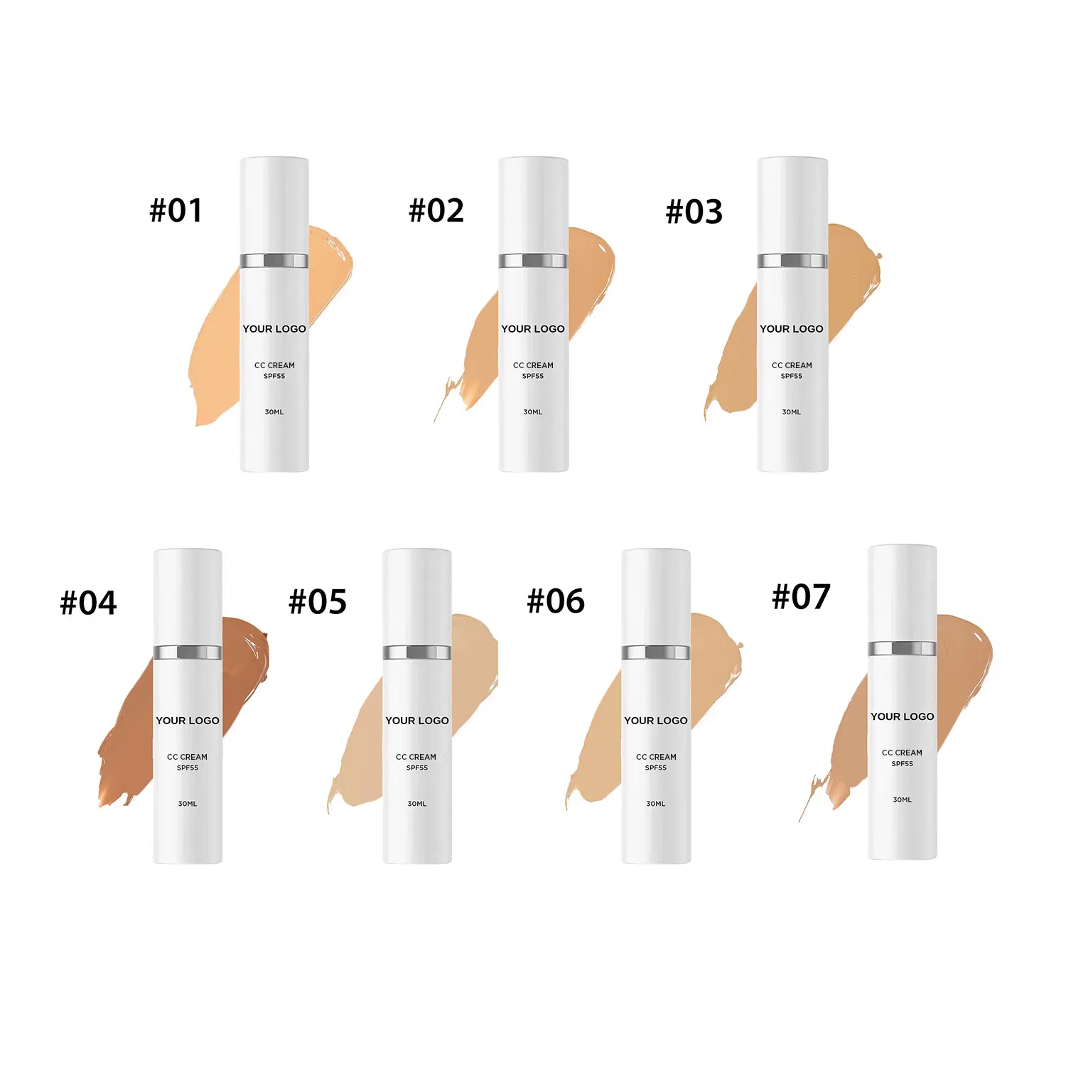 Natural Moisturizing SPF55 Concealer Long-Lasting Makeup Primer Isolation Cc Cream Base