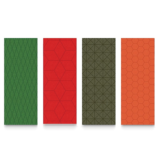 Carved Polyester Fiber Acoustic Panel for Partition