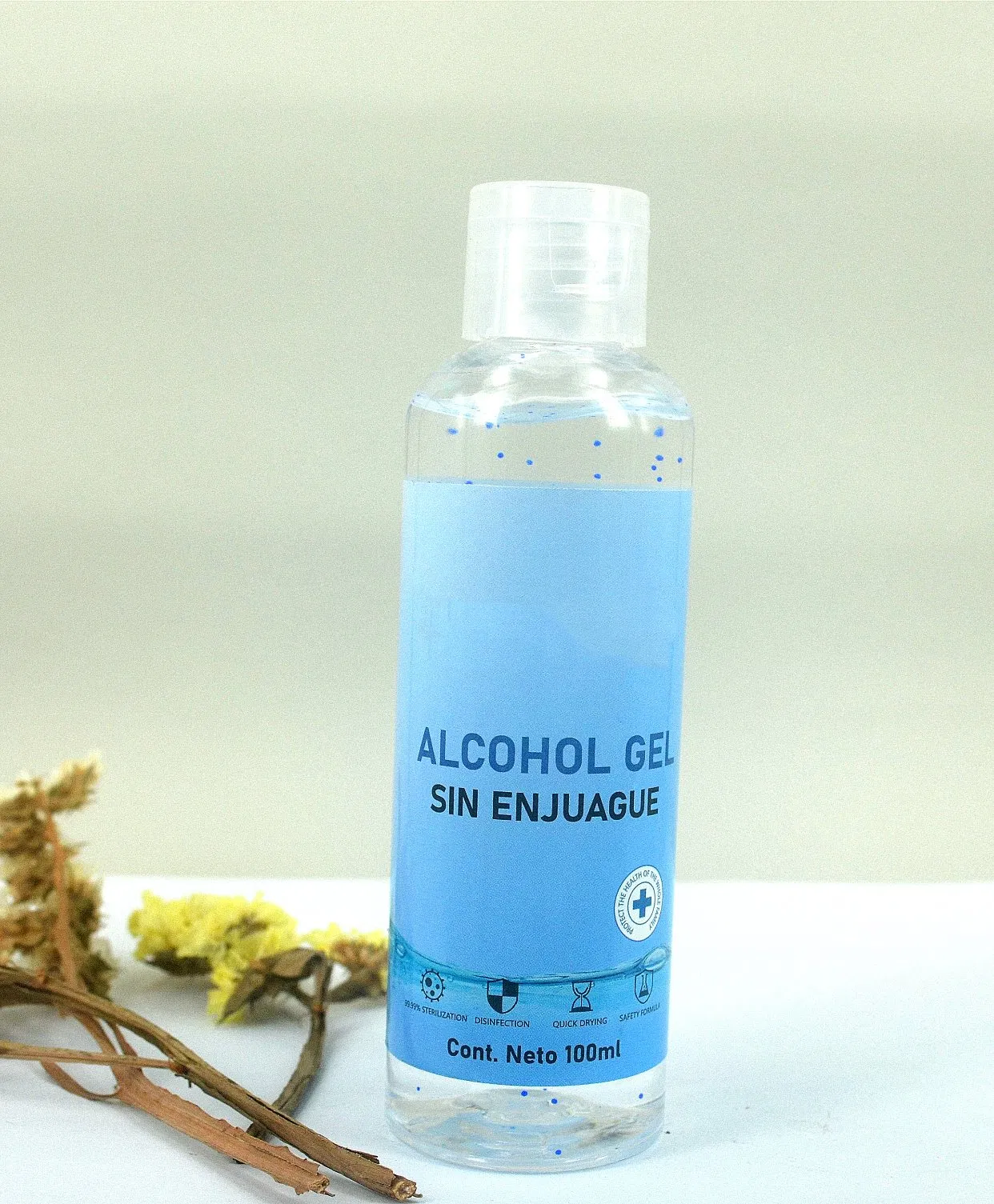 100ml Poket Carry Wash Free Private Label Disinfectant Alcohol Hand Sanitizer Gel Ce Certification