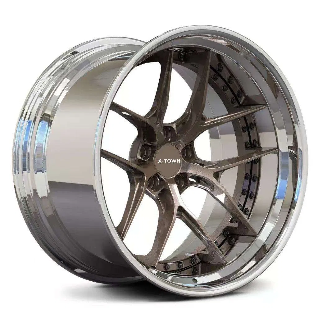 Литые диски Deep Concave 17-24 дюйма, хром, черные