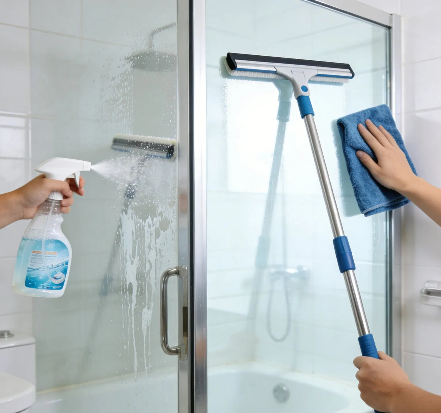 Factory Direct Supply Durable Window Squeegee with Extendable Handle, Bulk Sale for Distributors & Retailers