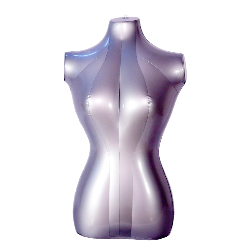 Air Strang Femal Fashion Model Half-Body PVC Inflatable Mannequin
