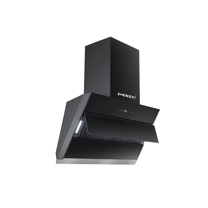 Black Color Kitchen Appliance Wall Mounted Slim Range Hoods