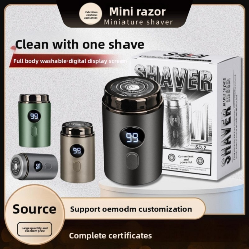 Rechargeable Portable Washable Men Electric Mini Razor Full Body Shaver