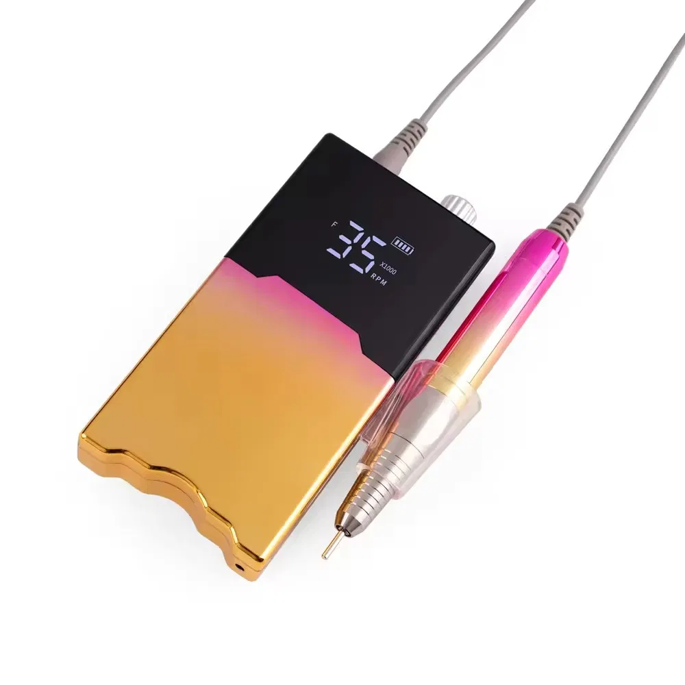 New Brushless Mobile Rechargeable Nail Drill Machine 35000rpm