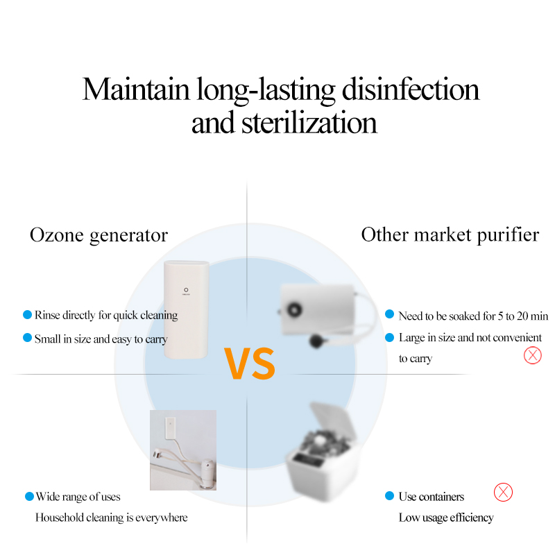 Kitchen Household DC12V Small Ozone Generator Machine for Water Purify Disinfection