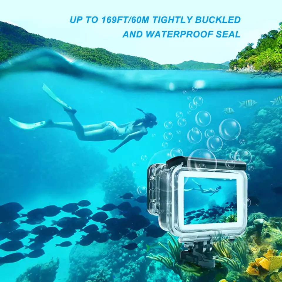 Factory Waterproof Housing for Gopro Hero 8 Underwater Diving Gopro Accessories