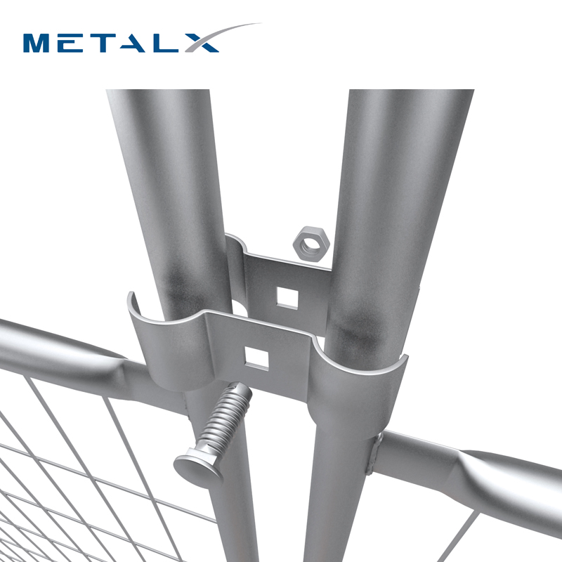 Modern Galvanized/Stainless Steel Mesh UK Rubber Base Heras Removable Australia Hoarding Event Temporary Fence Price for Construction Site/Swimming Pool/Outdoor