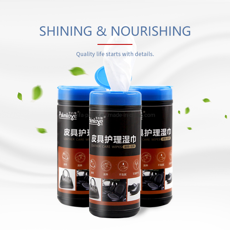 Disposable Leather Cleaning Wet Wipe
