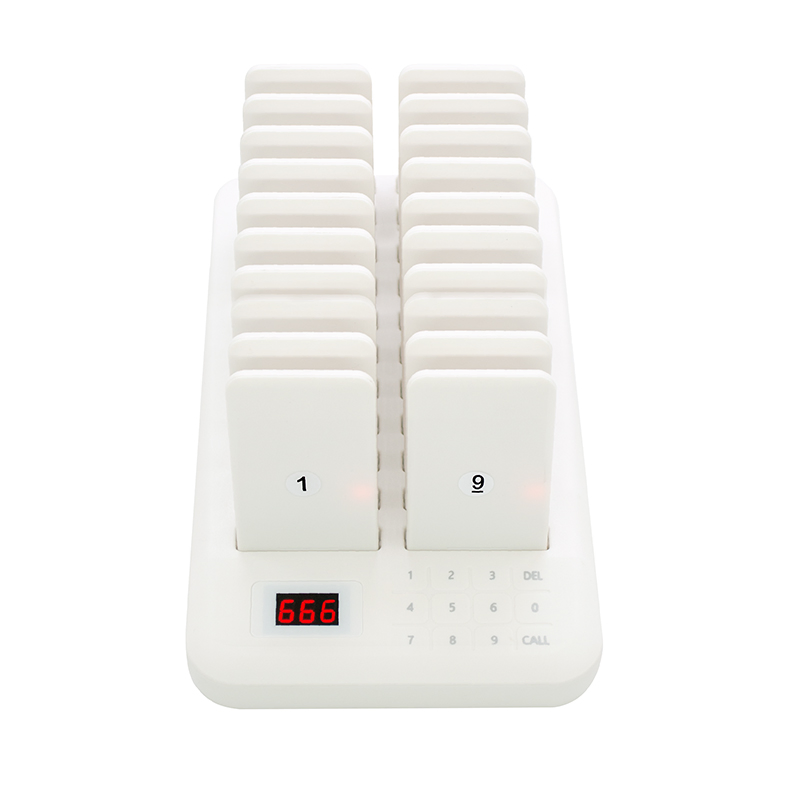 Wireless Restaurant Buzzer Pager System for Coffee Dessert Burger Shop Food Court