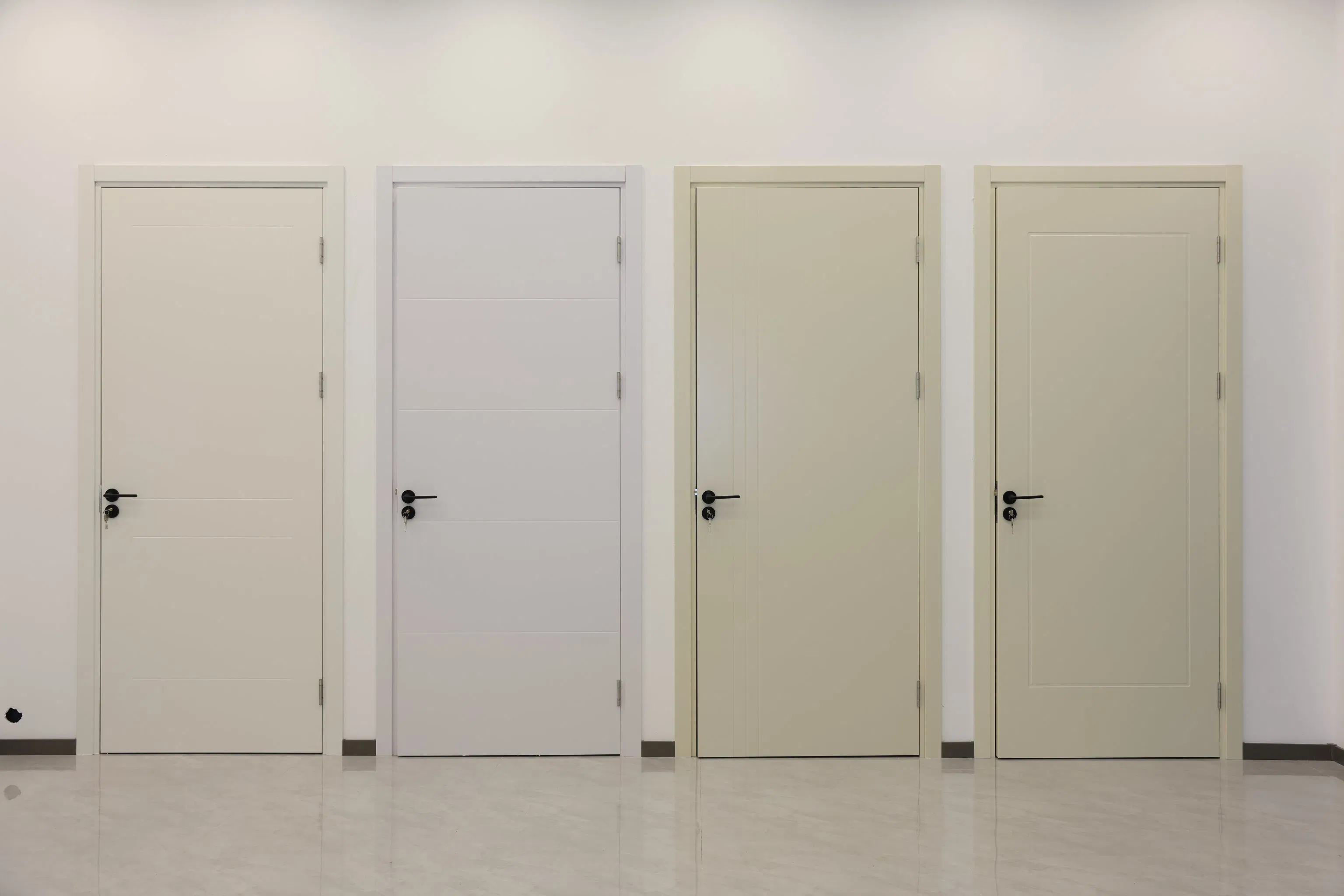 Luxury Design Waterproof Anti-Moth WPC Door for Houses Bathroom Living Room