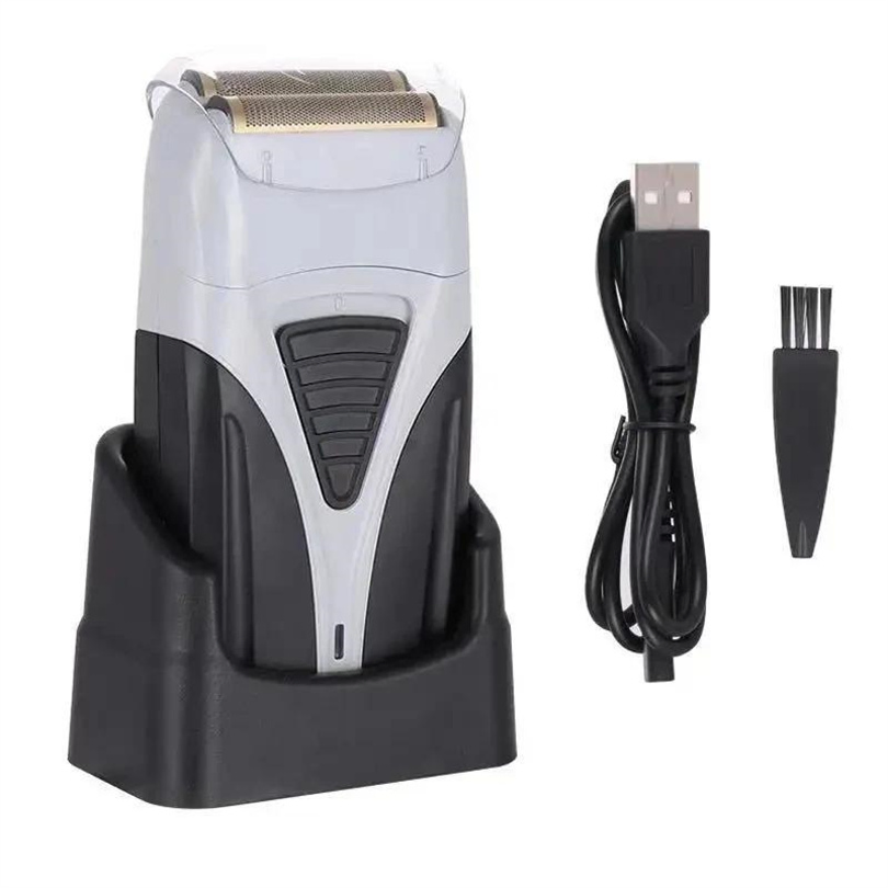 Portable Cordless USB Blade Trimmer Mens Shaving Set Electric Hair Rechargeable Shaver