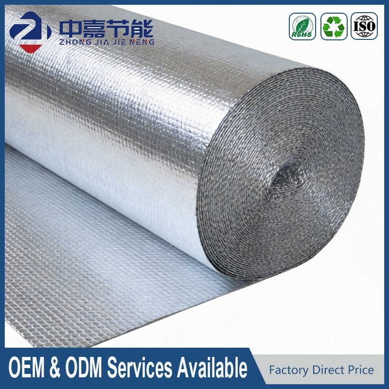 Modern Industrial Single Aluminium Foil Insulation Sheet 4mm Thick 60 Mtrs Length 1.2 Warehouse Heat Reflective Air Bubble