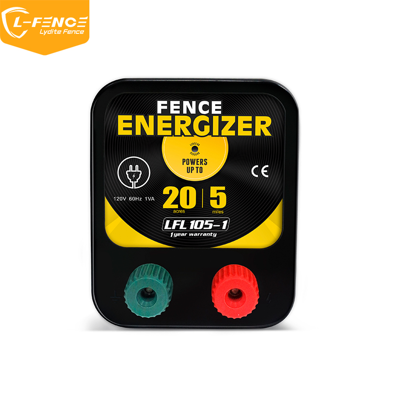Electric Fence Charger AC Power Energizer 5 Miles for Farm