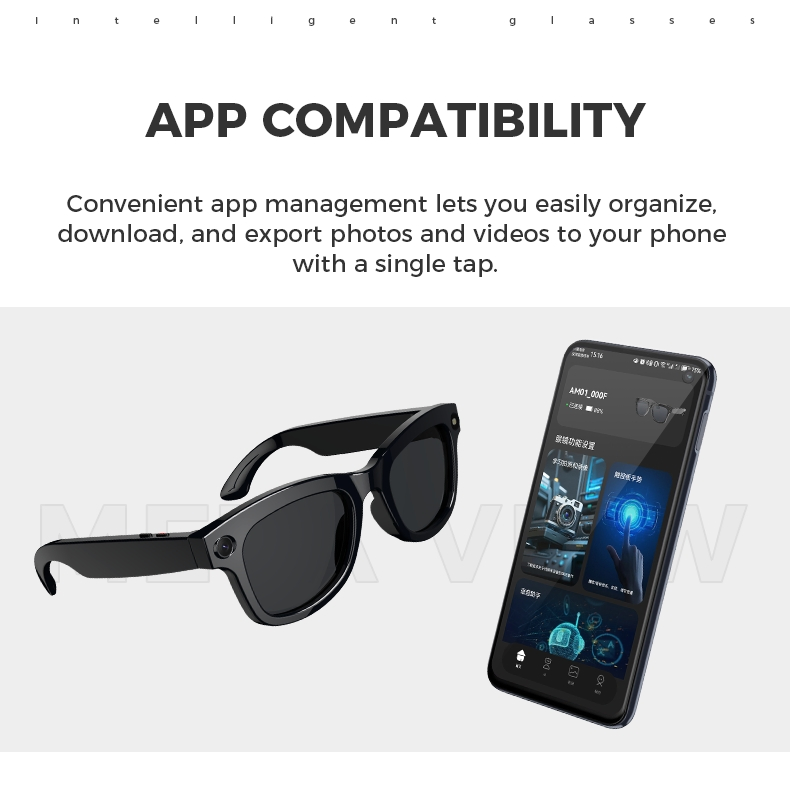 M01 Smart Glasses with Camera Chat Gpt Music Call Enc Noise Cancellation Sunglass Men WiFi Connection Ai Translate Sport Glasses