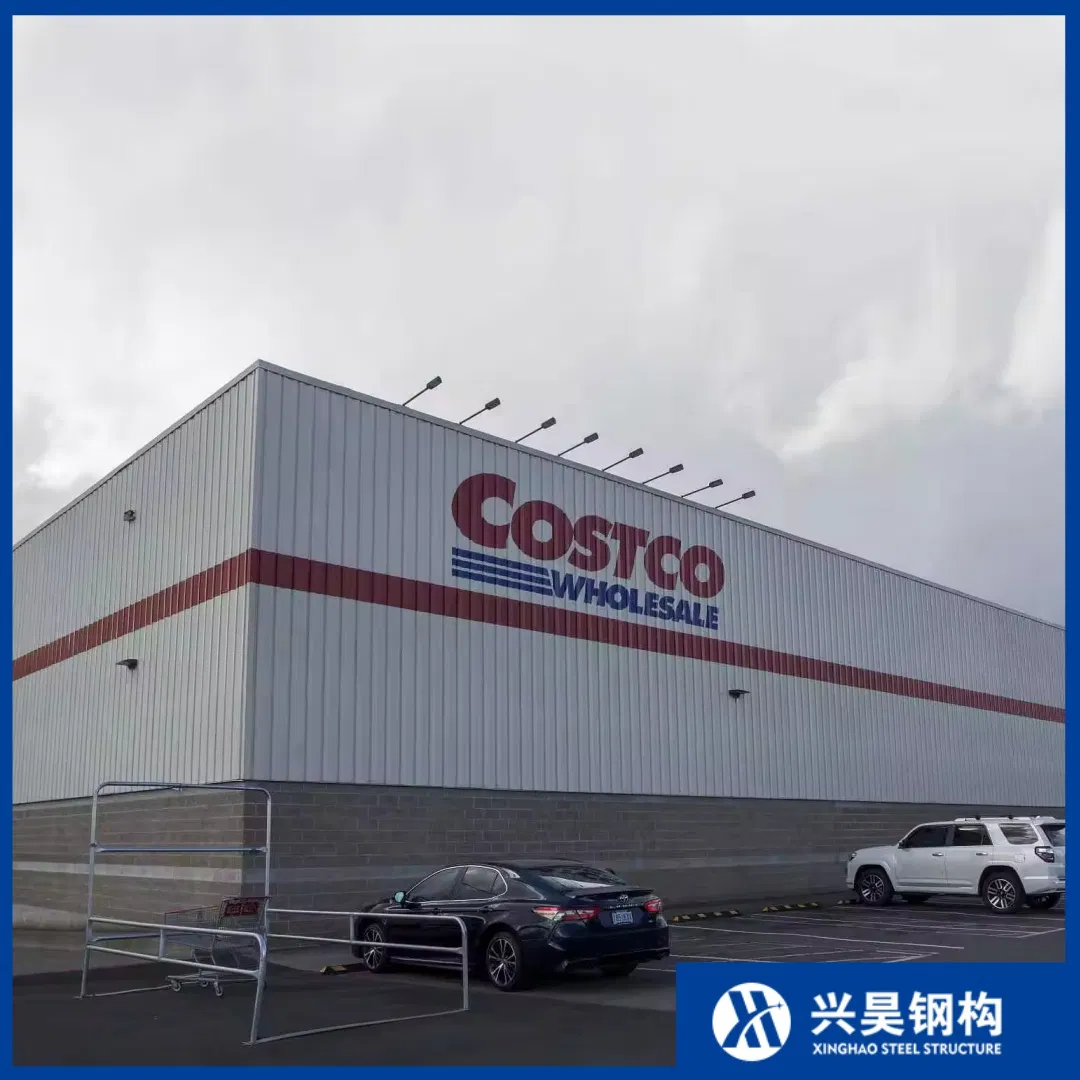 Precision CNC Fabricated Bolt Connection Lightweight Long Span Prefab/Prefabricated Shop Steel Structure