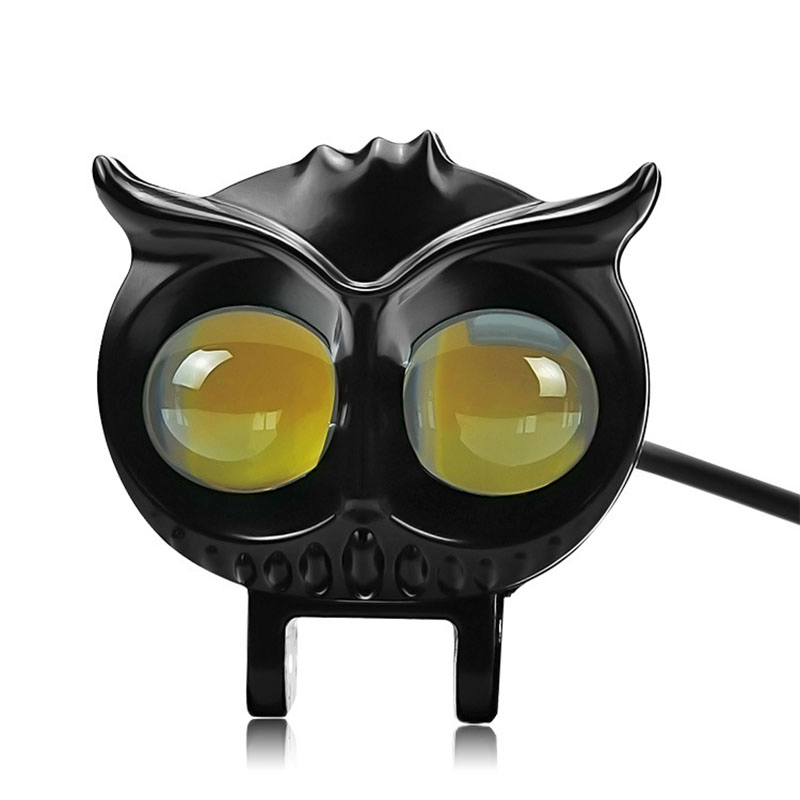 Мотоциклетный LED прожектор Owl Beam, стальной