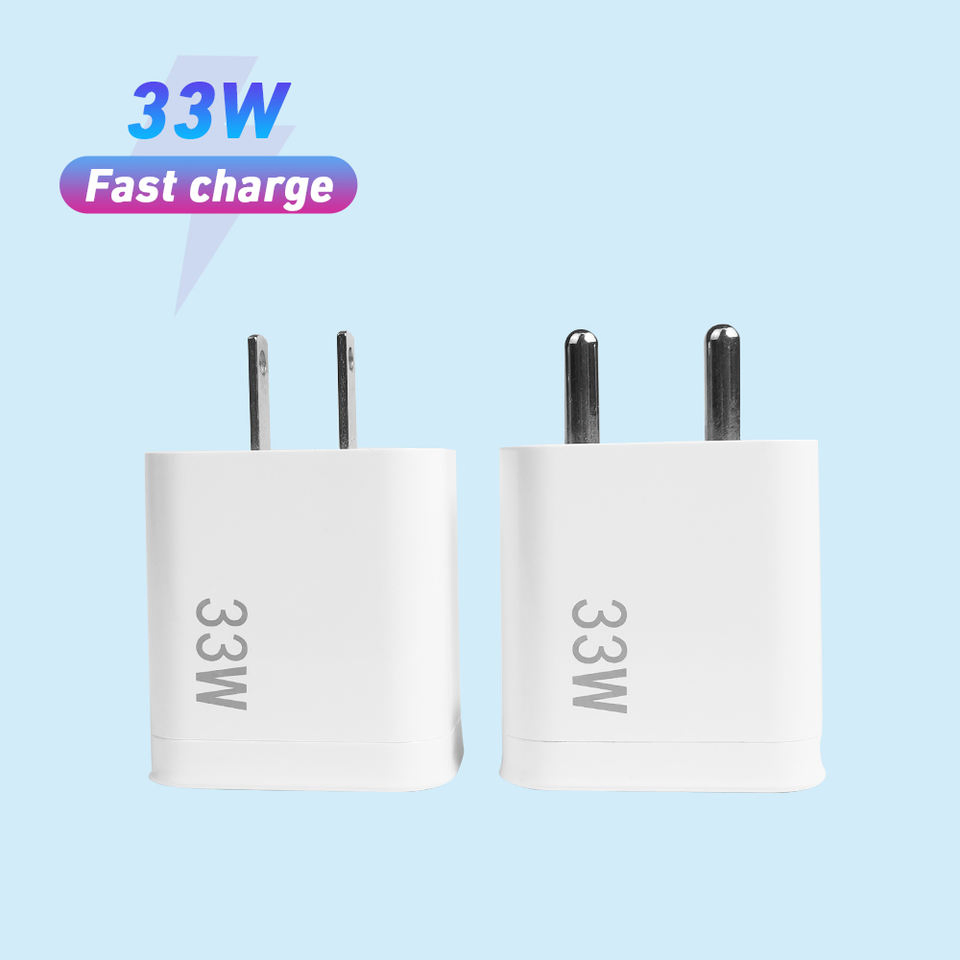 33W USB-C Power Adapter 2 Prot USB Phone Charger C