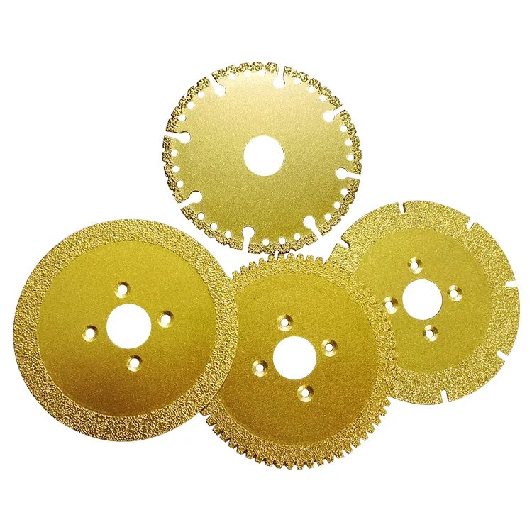 4 Inch Diamond Tool Metal Diamond Cutting Disc for Angle Grinder 100mm Super Thin Multifunction Cutting Blade Vacuum Brazed Diamond Saw Blade for Steel