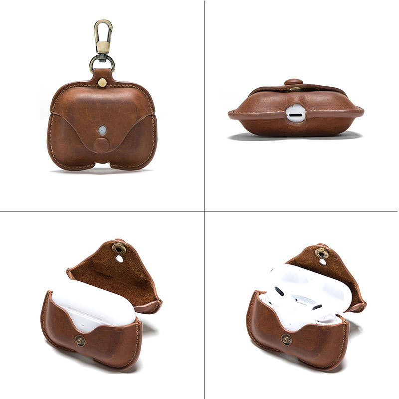 Ea136 Protective Cover Luxury Bag Designer Headphone Custom Earphone Cases Purse PRO Leather Airpod Case