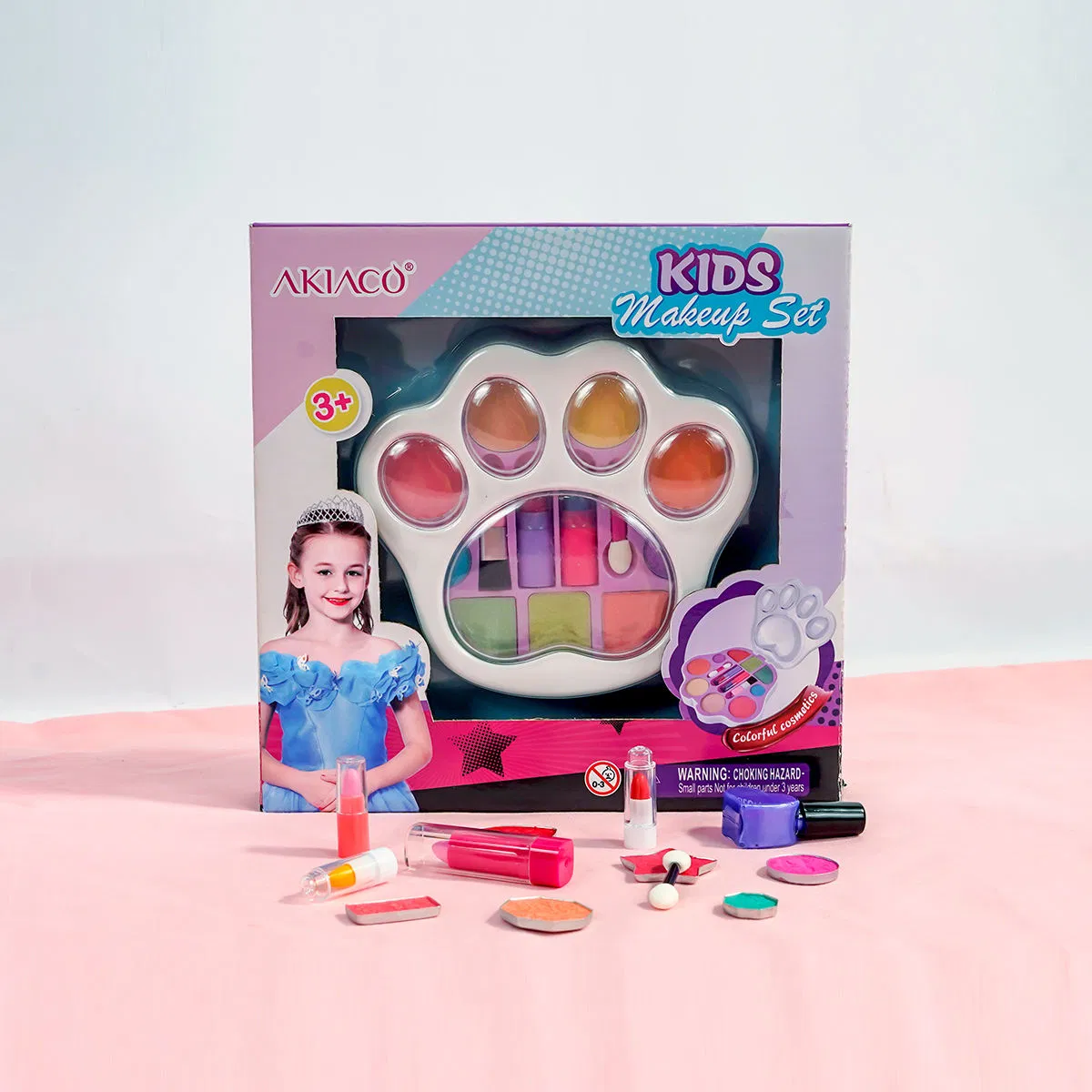 Organic Kids Makeup Kit - Washable, Non-Toxic, Fun Cosmetics