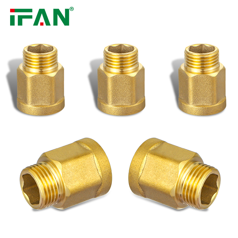 Ifan Factory OEM ODM Brass Plumbing Fittings Durable Water Supply Brass Tube Fitting