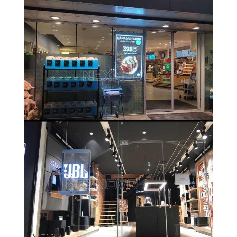 LED Transparent Outdoor Glass Advertising Screen Transparent Mesh Module Display