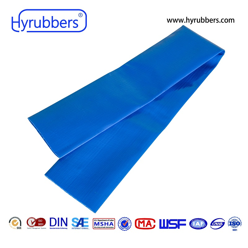 Flexible Agricultue PVC Layflat Hose Water Discharge Hose