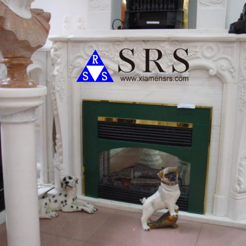 Fireplace Natural Stone Marble Black/White/More