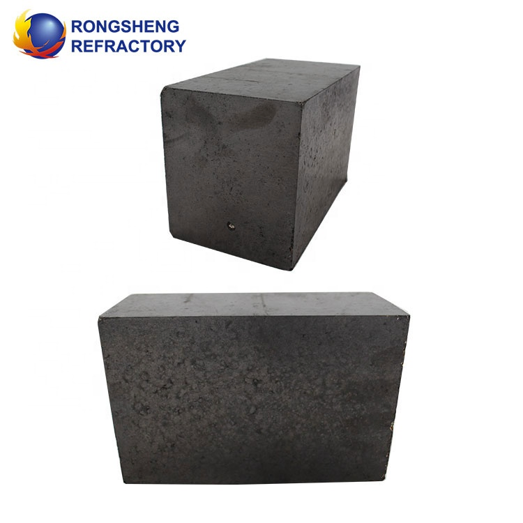 Fired Fused MGO Fire Bricks Refractory Magnesite Magnesia Carbon Brick for Glass Furnaces