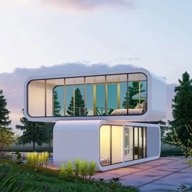 Apple Cabin Container House Prefab Tiny Home Expandable Apple Cabin Hotel Cabin for Scalable Scenic Spot Boutique Lodge Projects