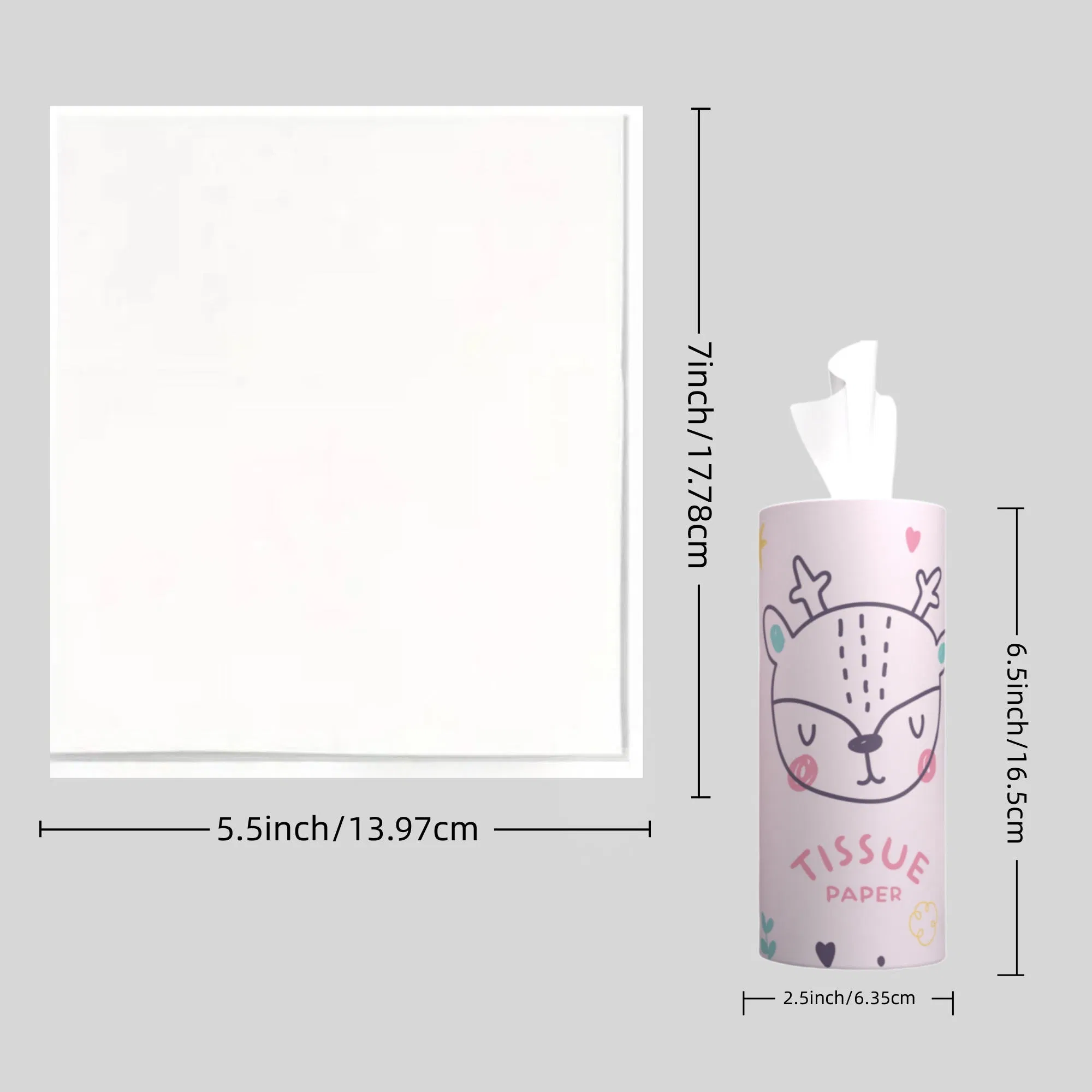 Facial Tissue Box Car Home Office Travel Custom Logo