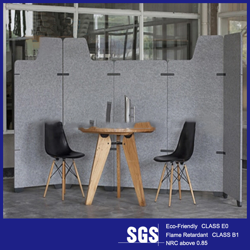 PRO-Friendly Polyester Fiber Pet Acoustic Panels Acoustic Office Partition Soundproof Folding Screen Room Dividers