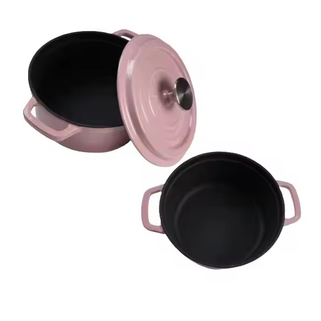 Hot Sale Dutch Oven Casserole Cast Iron Enamel Pot Set Customized Cast Iron Dutch Oven Pot