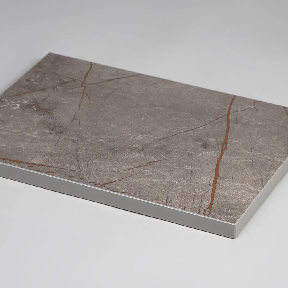 Kitchen Countertop Marble Color Soft Touch Surface Stone Look Melamine Faced Chipboard