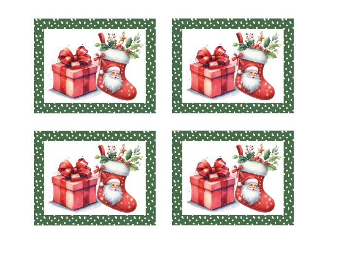Custom Christmas Placemats for Decoration