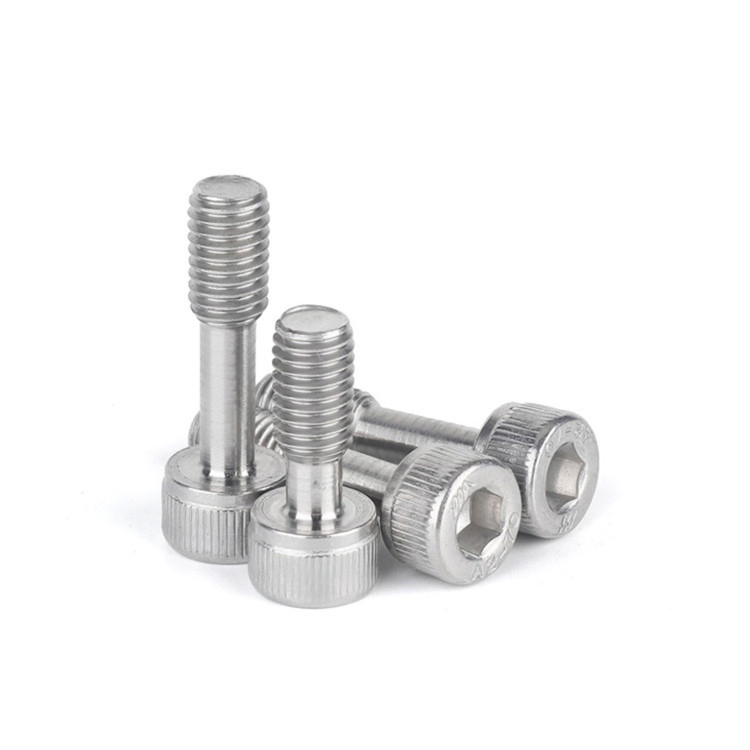 M3 - M10 Stainless Steel 304 Reduced Shank Slotted Knurled Head Captive Thumb Screw