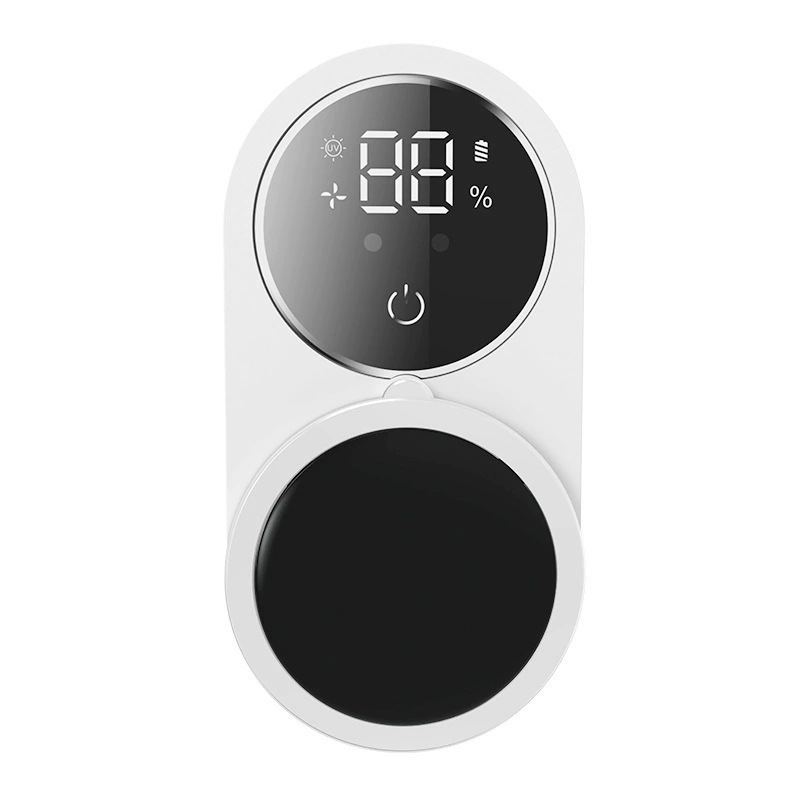 Smart Automatic Human Body Sensor Toothbrush Holder with UV Sterilizer & Dryer LED Display Rechargeable Toothbrush Sanitizer for Bathroom