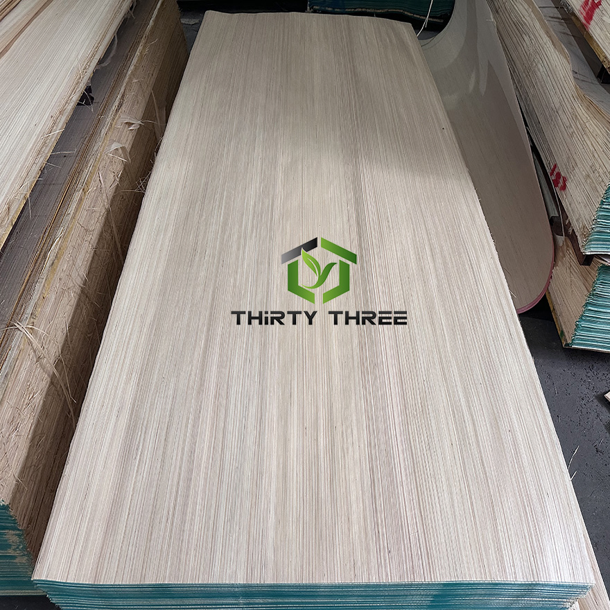 Best Price Recon Poplar Veneer Wood Veneer for India Market with Good Quality
