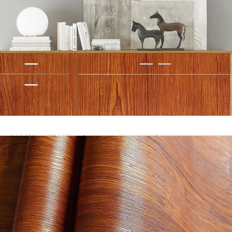 China Wholesale Wooden Wallpaper Korea Brick Wallpaper 3D PVC Vinyl Self-Adhesive Decoration Wallpaper Wall Stickers Roll