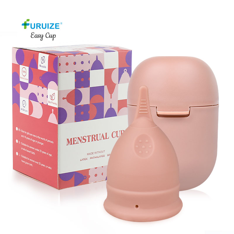 Top Factory Custom Menstrual Cup Wholesale Foldable Menstrual Cup with Box