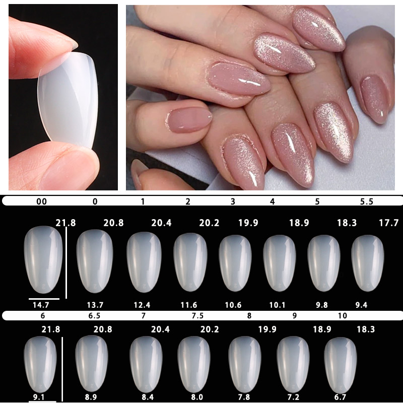 Customize False Nails Acrylic Nature Long Coffin Press on Nails for Beauty