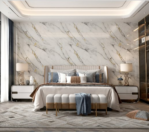 Waterproof 3D Marble PE Foam Wall Stickers for Home