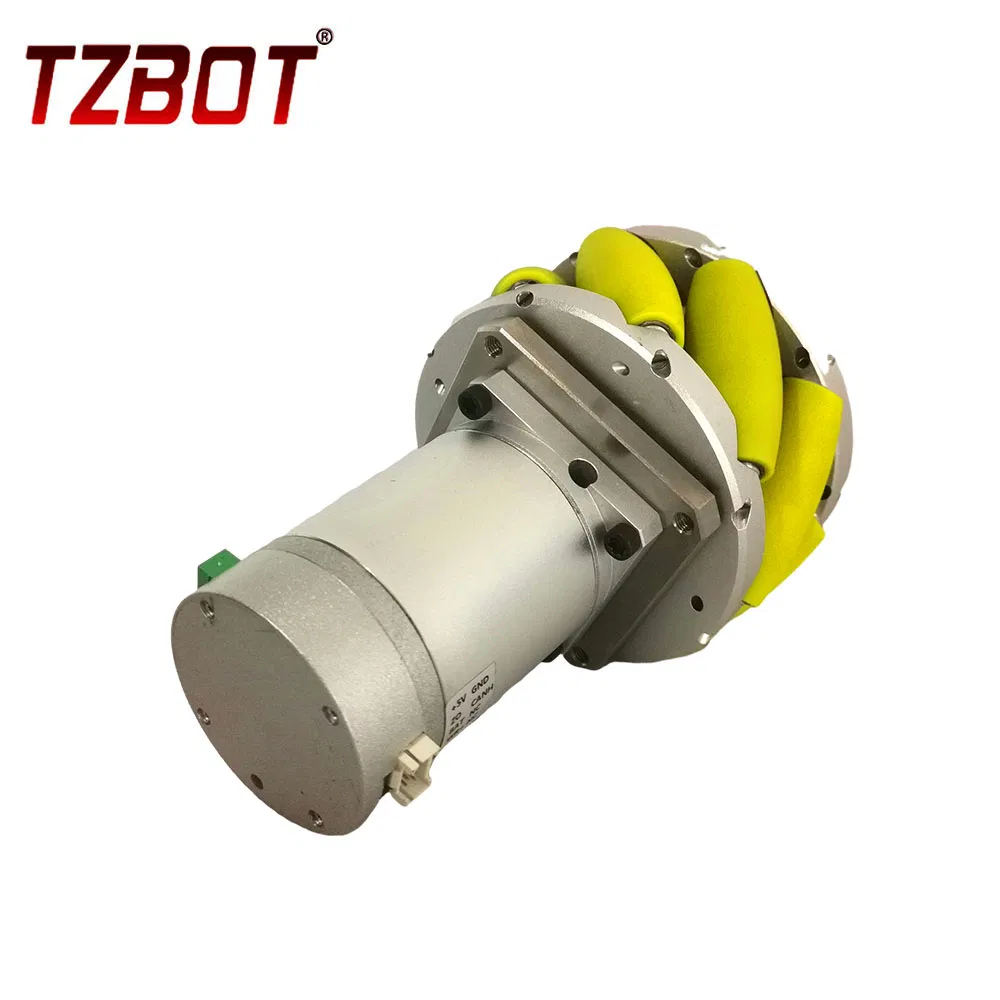 Tzbot New Tech 101 mm 200kg Load Omni Omnidirectional Mecanum Wheel with Encoder Motor